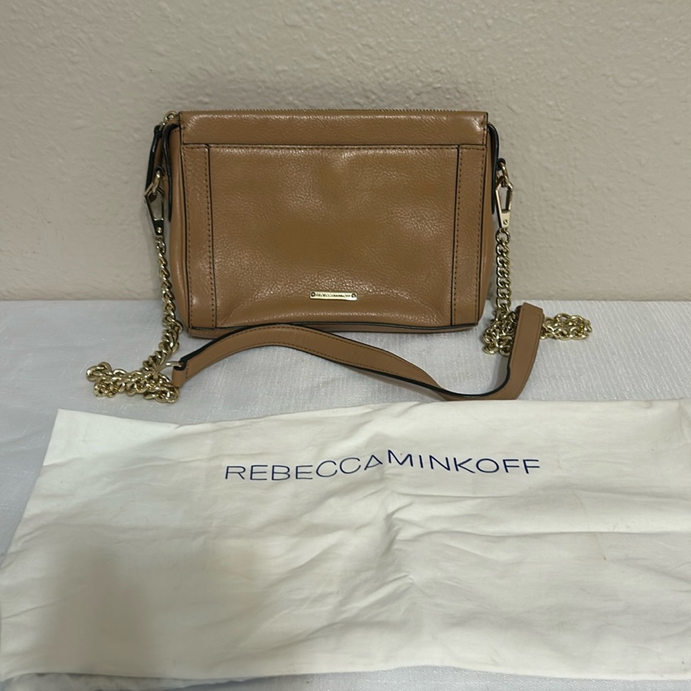 Rebecca Minkoff Khaki Tan Crossbody Bag‎